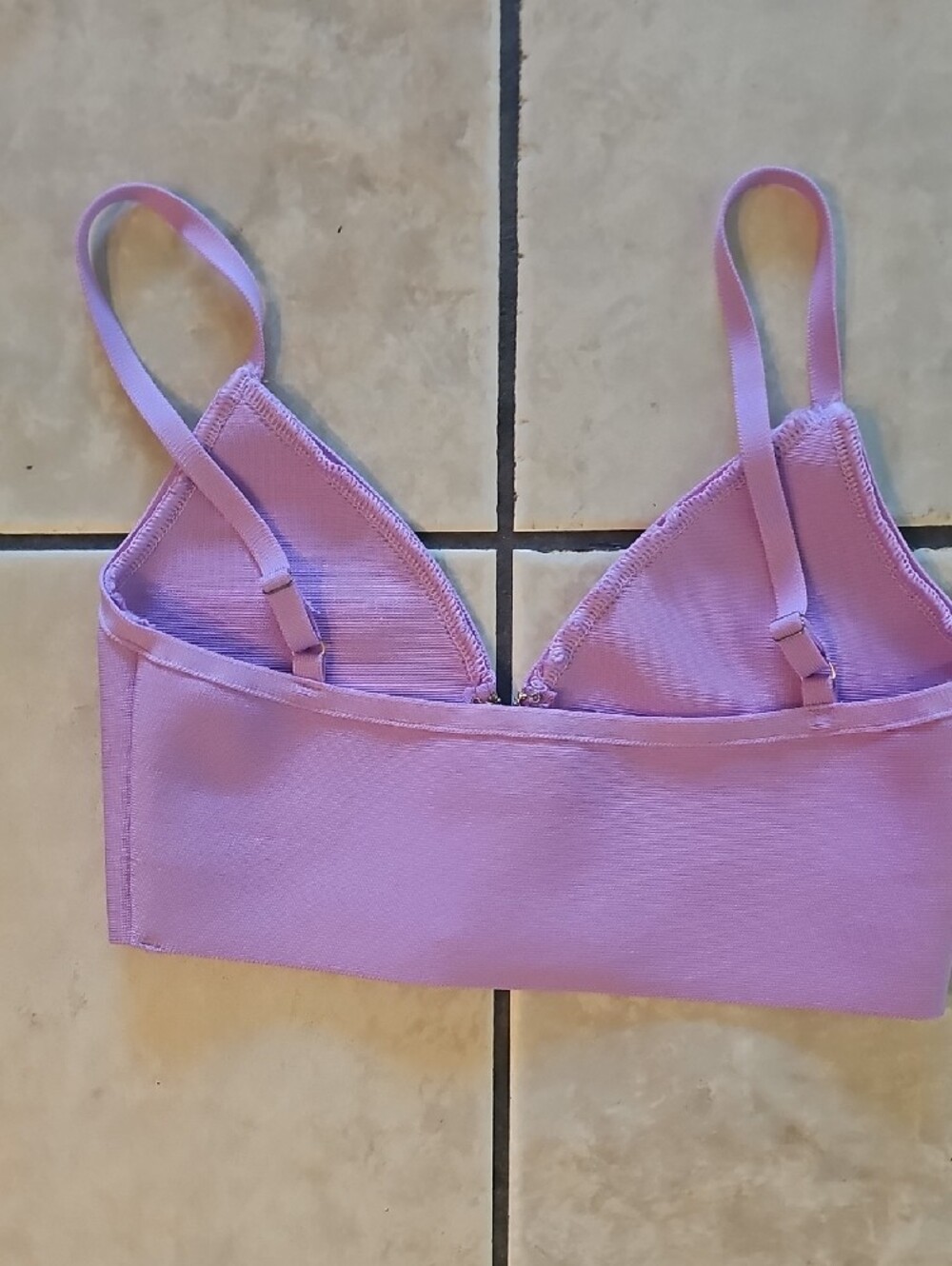 Fashion Nova Light Lavender Bralette - Picture 2 of 4